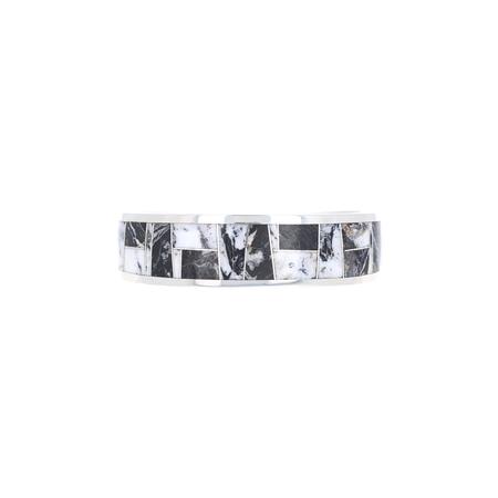 White Buffalo Inlay Cuff