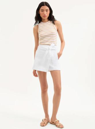 Agee Belted Wrap Skort