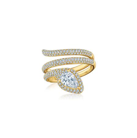 Diamond Snake Ring