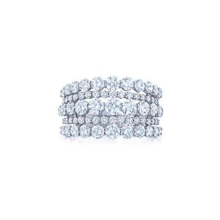 Five-Row Diamond Ring
