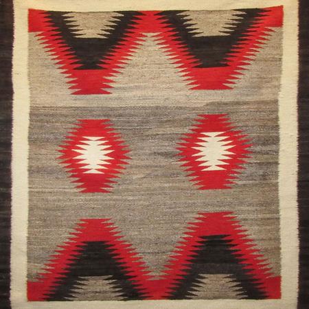 Vintage Ganado Blanket Circa 1925 2' x 5'