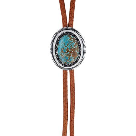 Black Jack Turquoise Bolo Tie