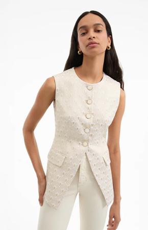 Lois Gold-Print Vest