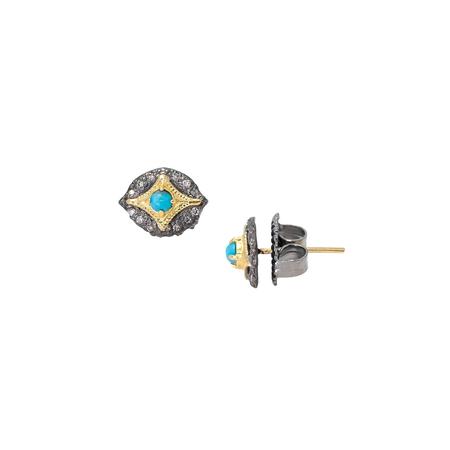 Turquoise Crivelli Stud Earring