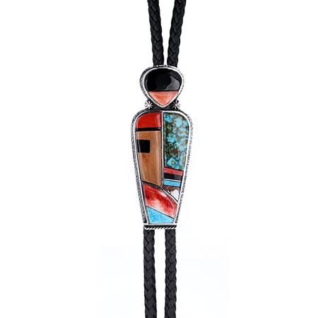 Yei Bi Chei Cobble Inlay Bolo Tie