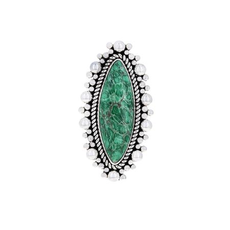 Variscite Dot Ring 