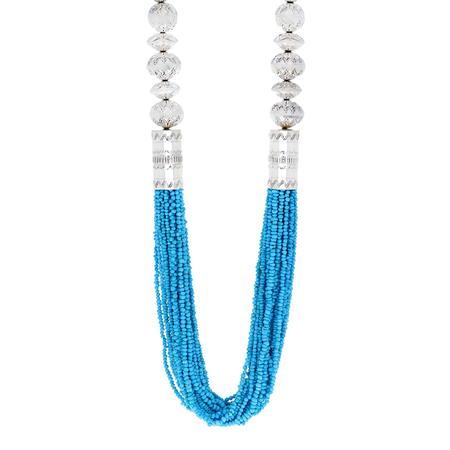 25 Strand Sleeping Beauty Turquoise Necklace 