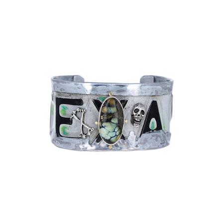 Damele Turquoise Texas Turquoise License Plate Cuff