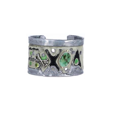 Damele Turquoise Texas License Plate Cuff