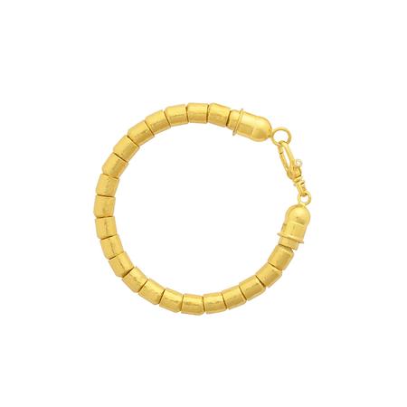 Gold Vertigo Bead Bracelet