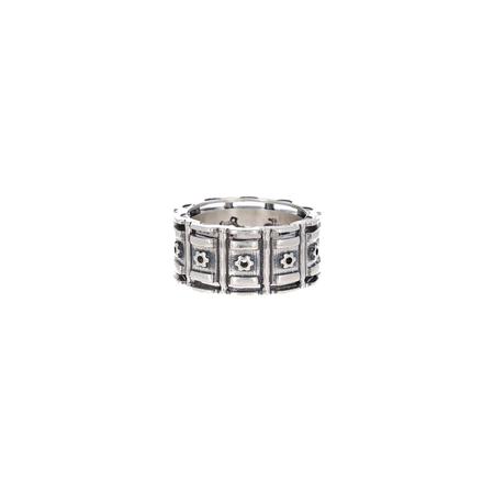 Wide Silver Band Ring