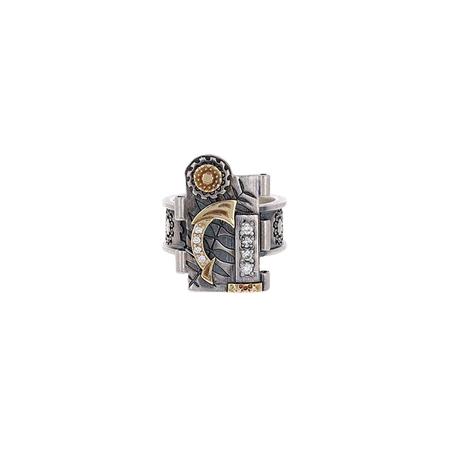 21st Century Gold with Diamond Ring