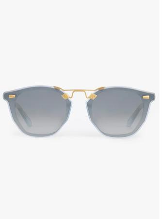 Beau Nylon Powder Blue 18K Mirrored