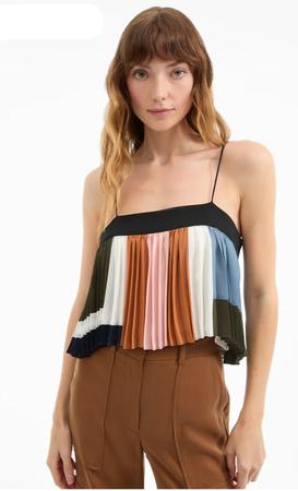 Janie Pleated Tank Top