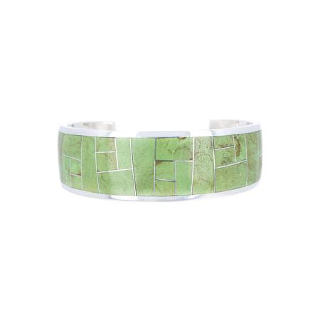 Gaspeite Inlay Cuff