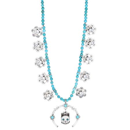 Cat Squash Blossom Necklace