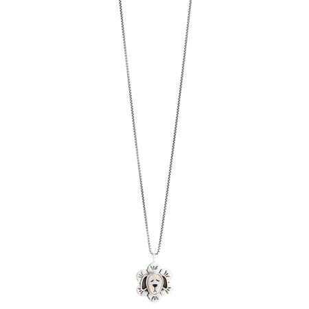 Sleepy Dog Pendant Necklace