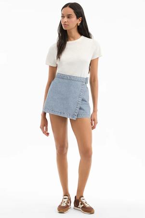 Diaz Denim Wrap Skort