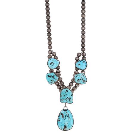 Vintage Cripple Creek Turquoise Necklace