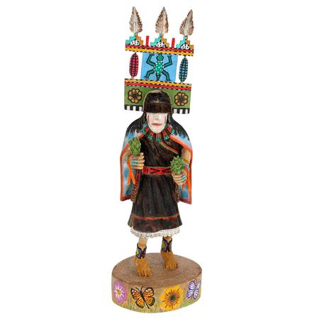 Polika Mana Butterfly Maiden Hopi Kachina Carver