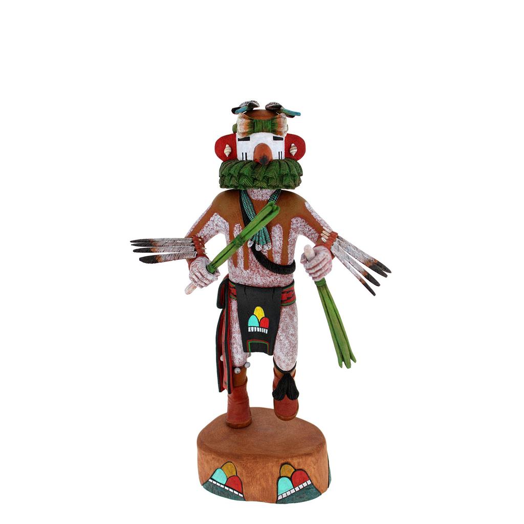 Prairie Falcon ' Kisa ' Hopi Kachina Carving