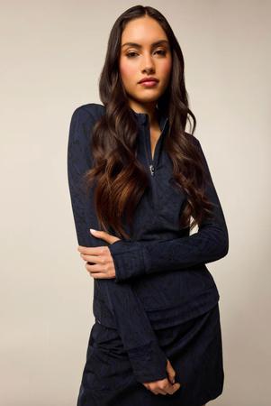 Halley Painted Feather Quarter-Zip