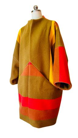 Pioneer Striped Wool Coat