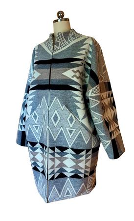 Diamond Ridge Wool Coat