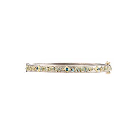 London Blue Topaz Crivelli Huggie Bracelet