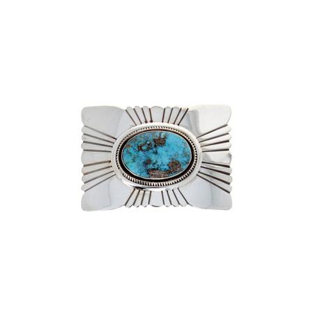 Morenci Turquoise Belt Buckle