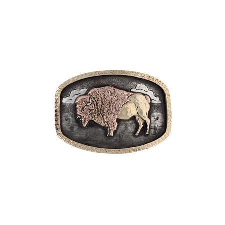 Gold Buffalo Belt Buckle