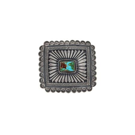 Sonoran Turquoise Square Belt Buckle