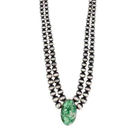 Sonoran Turquoise Double Strand Necklace