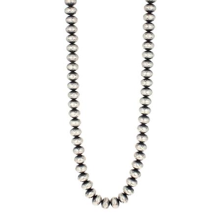 12mm Stamped Navajo Pearl Necklace 