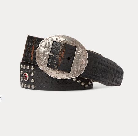 Studded Leather Belt