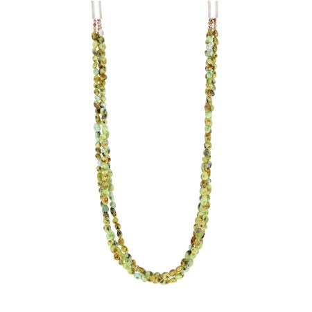 Palomino Turquoise 3 Strand Bead Necklace