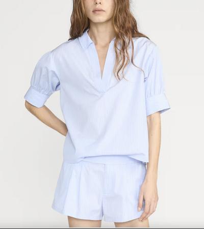 V-Neck Popover Top