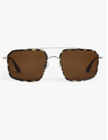 Summit Sunglases Silver + Tortuga Noir