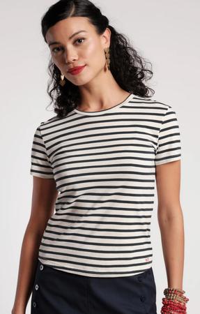 Super Striped Baby Tee