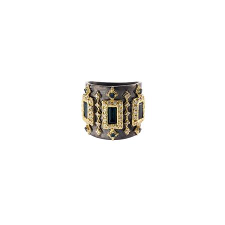 Londn Blue Topaz Crivelli Ring
