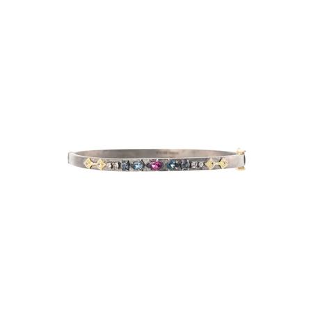 Crivelli Gemstone Huggie Bracelet