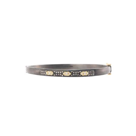 White Diamond Crivelli Huggie Bracelet 