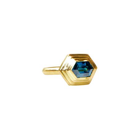 Zircon Pyramid Ring