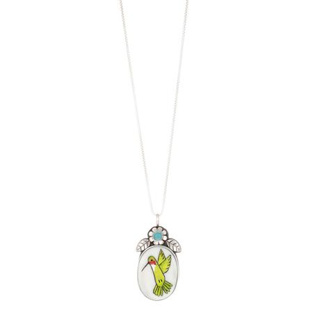 Humming Bird Pendant Necklaces