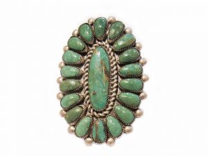 Nevada Green Turquoise Ring