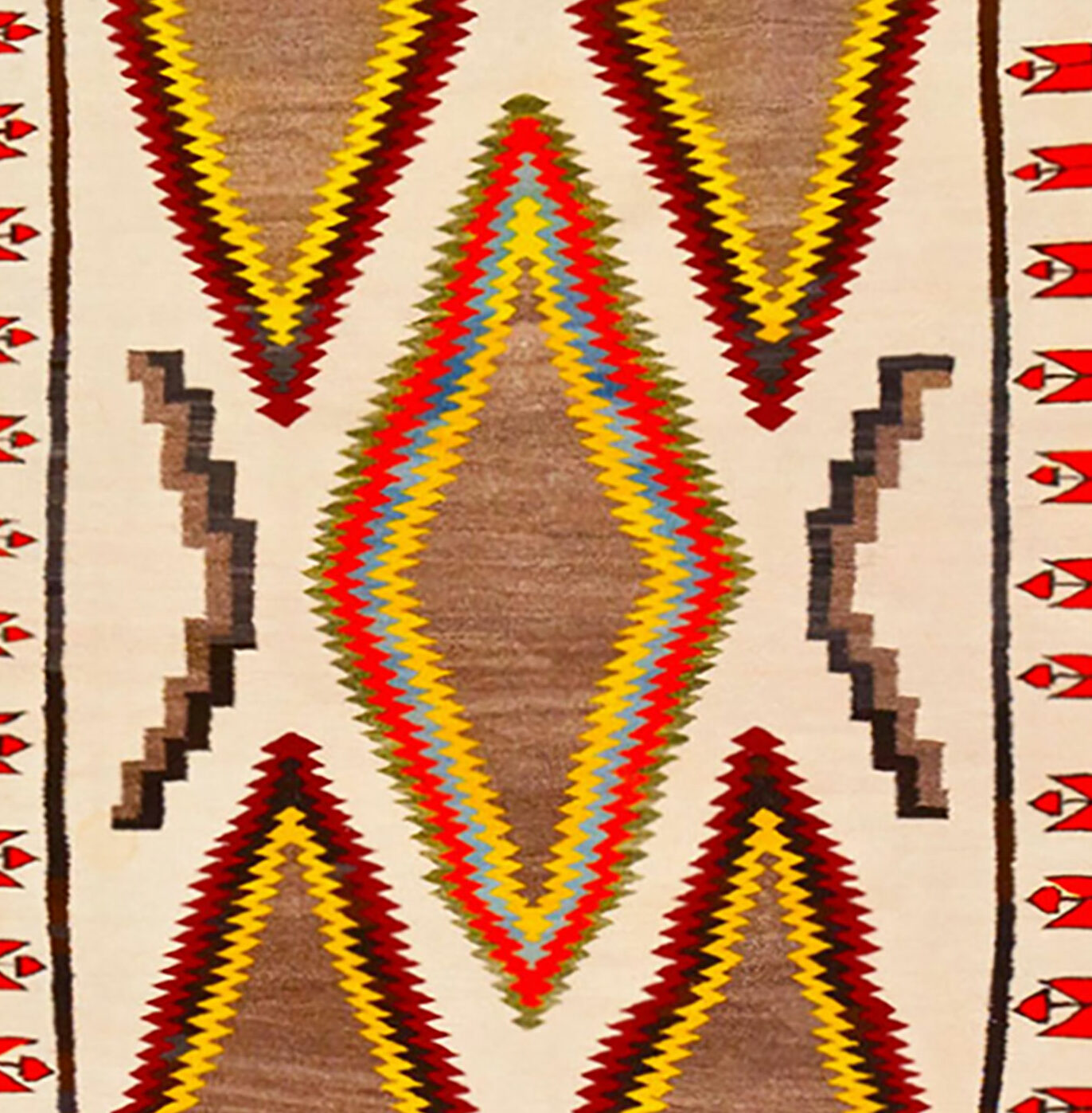 Vintage Navajo Weaving: Teec Nos Pos, c.1930 - Malouf on the Plaza